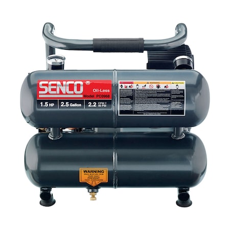 Senco Senco 2.5 gal Horizontal Portable Air Compressor 135 psi 1 HP PC0968